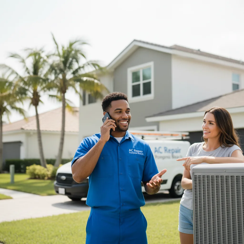 AC Repair Pompano Beach customer support in Dania Beach